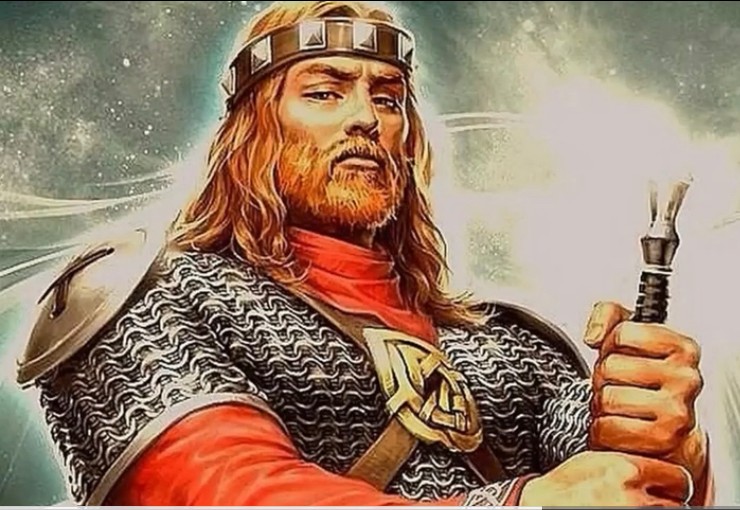 Создать мем: славянский воин, князь витязь богатырь, богатырь