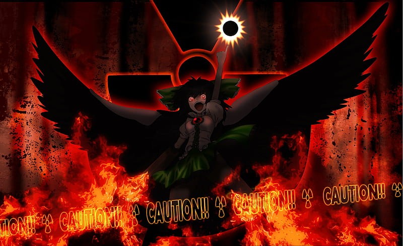 Create meme: Utsuho Reuji, utsuho reiuji, touhou utsuho reiuji