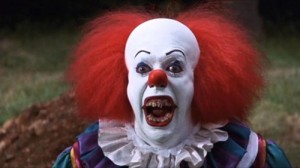 Create meme: killer clown, scary clown, scary clown