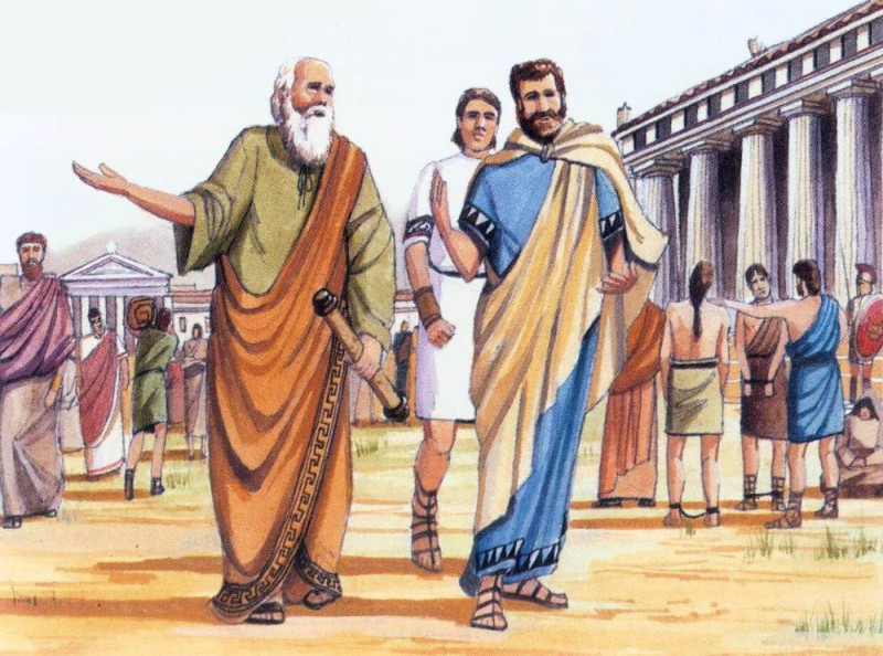 Создать мем: античная философия, греческий философ, жители древней греции