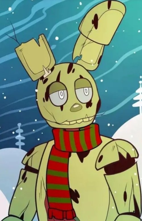 Create meme: Mr. Sally Springtrap, springtrap , FNAF springtrap is cute