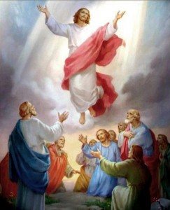 Create meme: Christ is risen Jesus Christ, The Ascension Of The Lord, the ascension of Christ