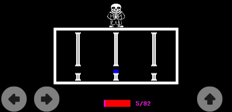 Create meme: Sans dice attack, Sans is in the game, Sans bones