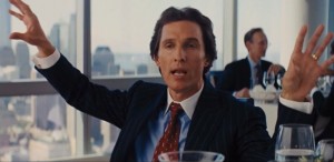 Create meme: The wolf of wall street, the wolf of wall street boss, Matthew McConaughey the wolf of wall street