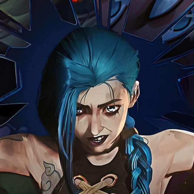 Create meme: Jinx League of Legends, The Jinx Arcane series, jinx of arcane