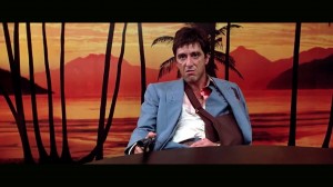 Создать мем: шрам, al pacino, тони монтана