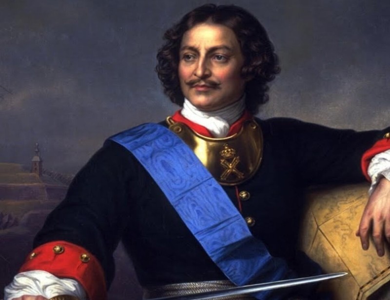 Create meme: peter i of russia, peter 1, Peter the Great delaroche