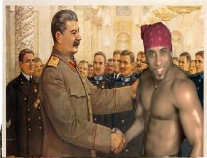 Create meme: Stalin joke, the cult of personality of Stalin photo, male
