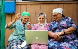 Create meme: grandmother, two grandmas you urgently?, grandmother with laptop