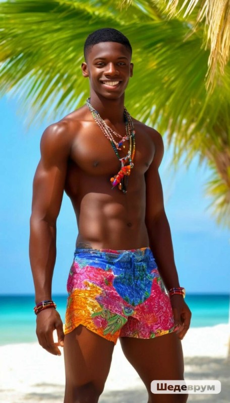 Create meme: men's beach fashion, men, men's beach shorts