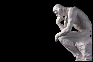 Create meme: the thinker Auguste Rodin, Rodin's thinker, the statue of the thinker by Rodin