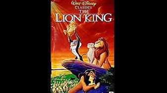 Создать мем: the lion king vhs 1995, король лев мультфильм 1994 постер, король лев львы
