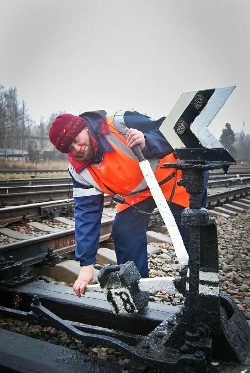 Create meme: switchboard on the railway, on duty at the switch post of the Russian Railways, switchman of Russian Railways