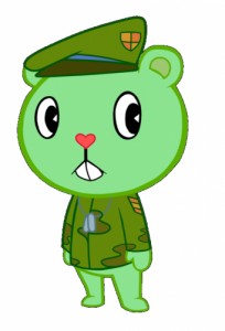 Create meme: flippy happy tree friends, htf, happy tree friends