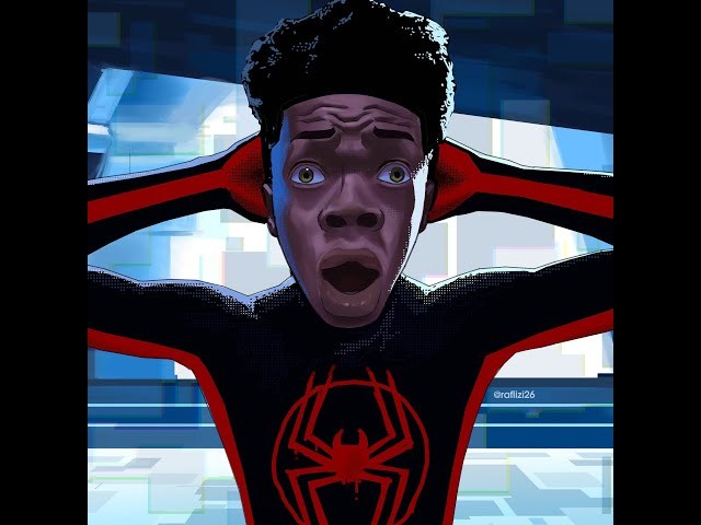 Create meme: Miles Morales meme, Spider-man miles Morales, surprised Miles Morales meme