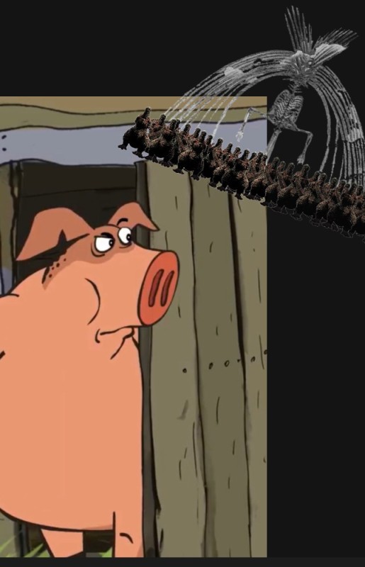 Create meme: funny cartoons, mountain of gems animated series piglet, piggy cartoon