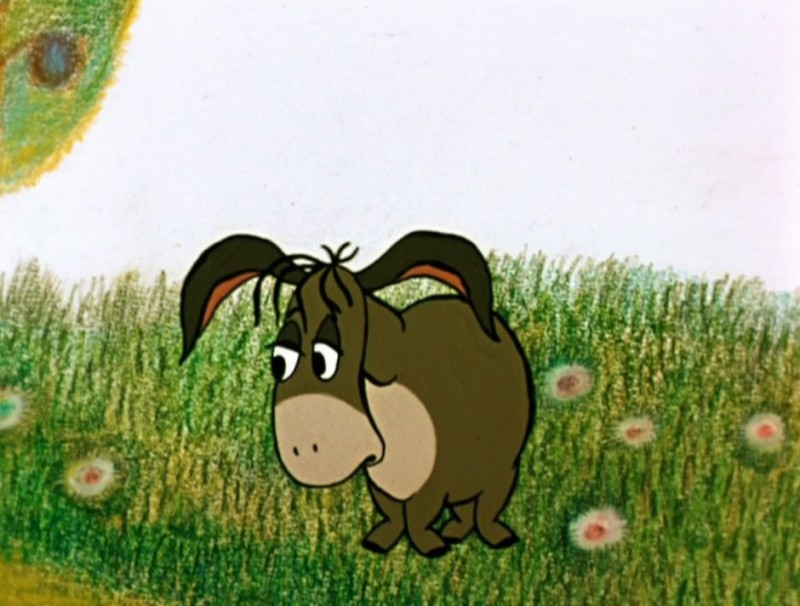 Create meme: Eeyore from Winnie the Pooh, the donkey from winnie the pooh, the ass of winnie the pooh
