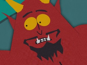 Create meme: Satan from South Park GIF, south park, cartoon