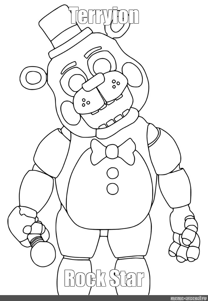 animatronics coloring pages