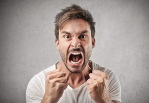 Create meme: human emotions, screaming man, anger