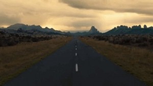 Create meme: nature, road, the road into the distance