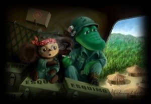 Create meme: cheburashka, crocodile Gena birthday, crocodile Gena