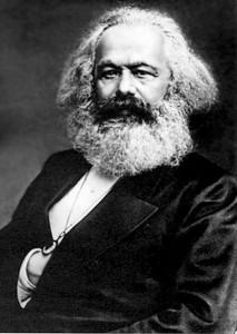 Create meme: marx, Karl Marx is Santa Claus, Karl Marx and Engels