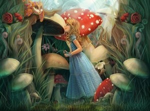 Create meme: quotes from Alice in Wonderland, in Wonderland, Alice in the country
