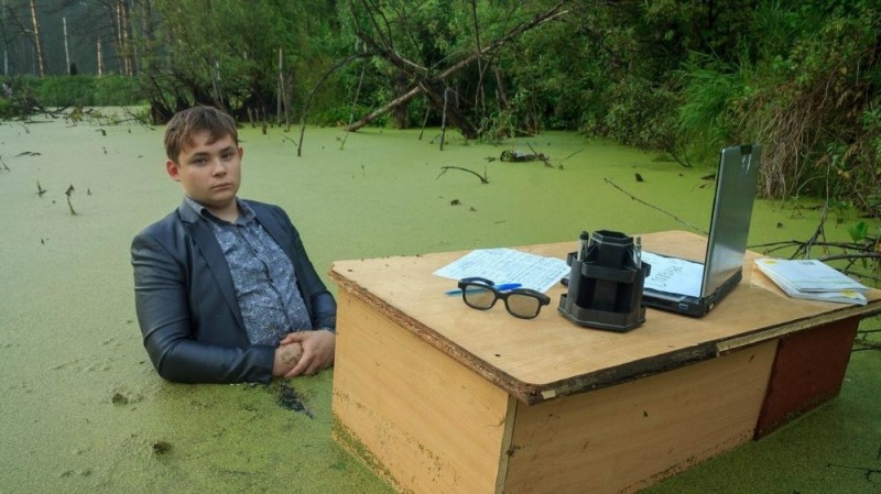 Create meme: meme man in the swamp, meme in the swamp, meme guy in the swamp