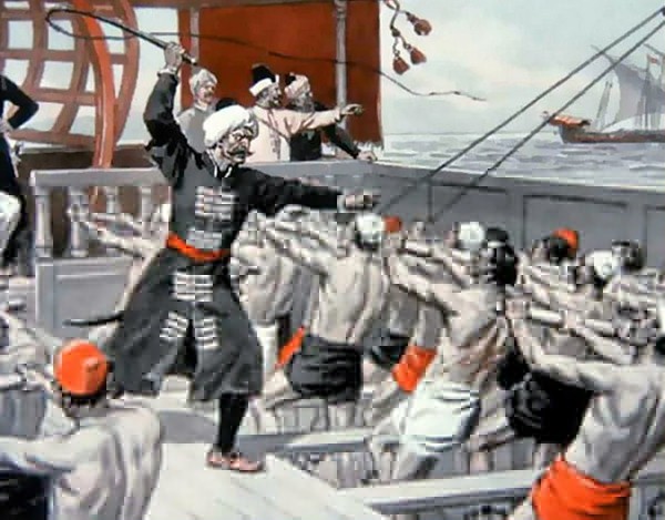 Create meme: slaves on the galley, negroes on galleys, a galley slave