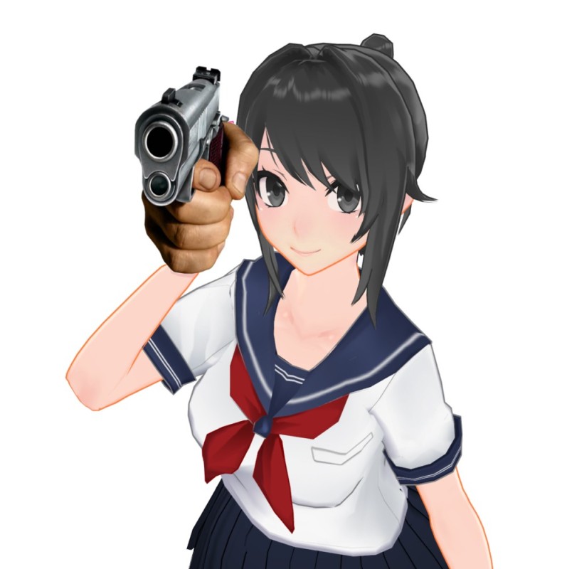 Create meme: yandere simulator ayano, yandere chan, Ayano Aishi Yandere simulator