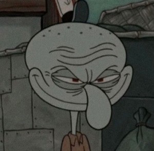 Create meme: squidward, squidward, evil squidward