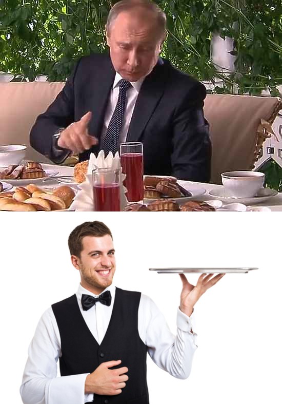 Создать мем: waiter, официант с подносом, официант бармен