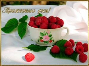 Создать мем: малина, доброе утро красивые с ягодами и пожеланиями, доброе утро