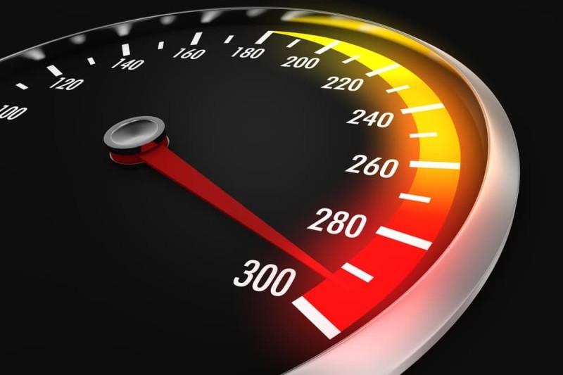Create meme: speedometer 300 km/h, windows 10 acceleration, speed 