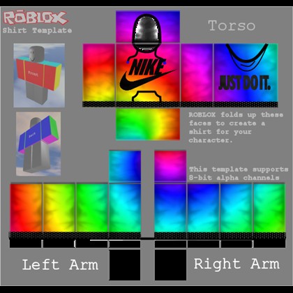 culoare Salt De cooperare roblox rainbow shirt template Raritate a