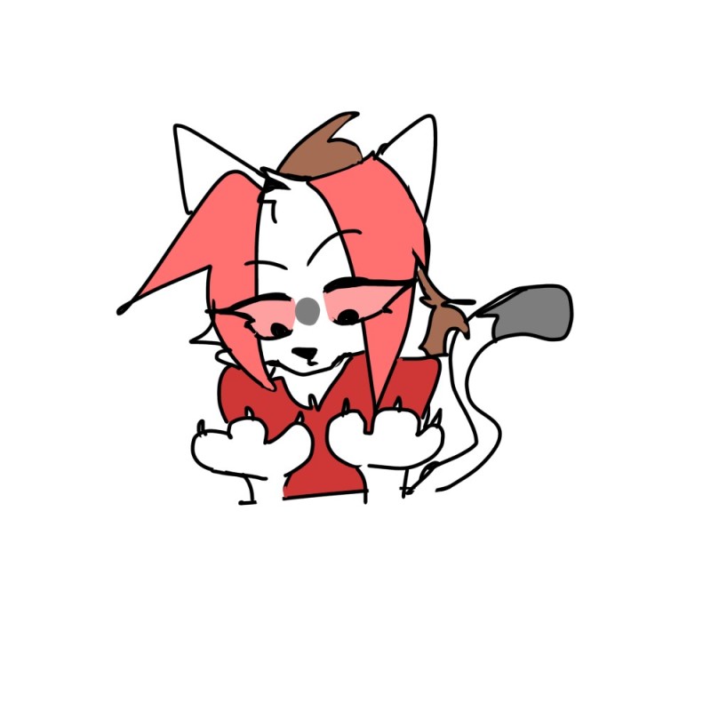 Create meme: furry stickers for telegram, foxy and mangle , cristalwolf567 foxy