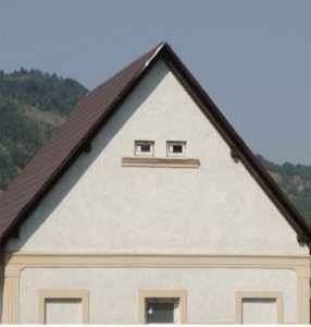 Create meme: house, attic, facade