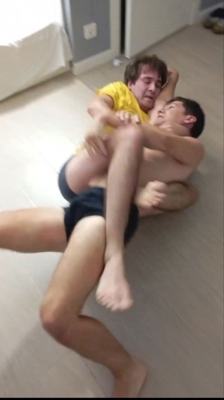 Create meme: choke hold, grappling, Suffocating from the rack