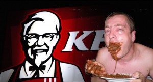 Создать мем: кфс лого мем, kfc логотип, KFC