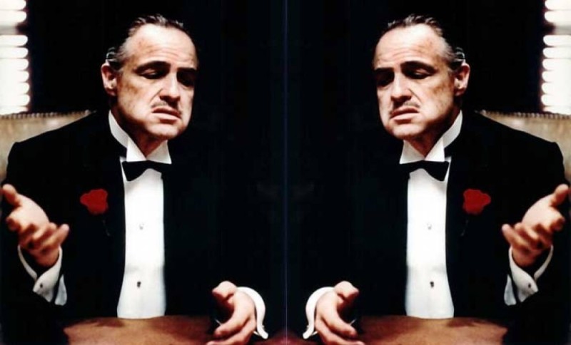 Create meme: Vito Corleone, don Corleone without respect, don Corleone asking without respect