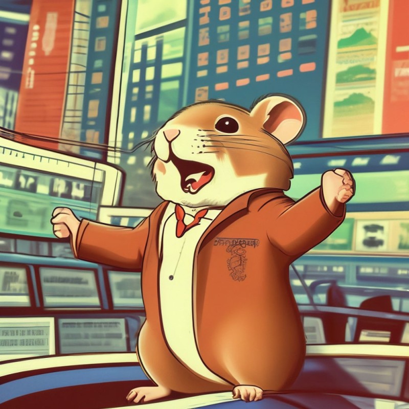 Create meme: hamster , hamster cryptocurrency, hamster art