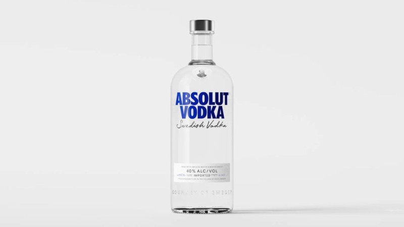 Create meme: a bottle of vodka , Absolut vodka, vodka 