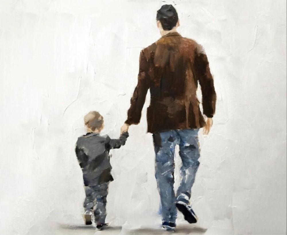 Картина отец и сын