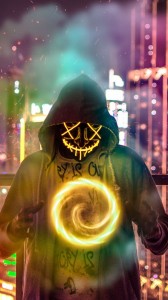 Create meme: people, neon mask, man in a neon mask