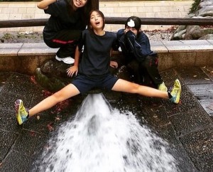 Create meme: people, girl, Japanese women with Hairdryer meme