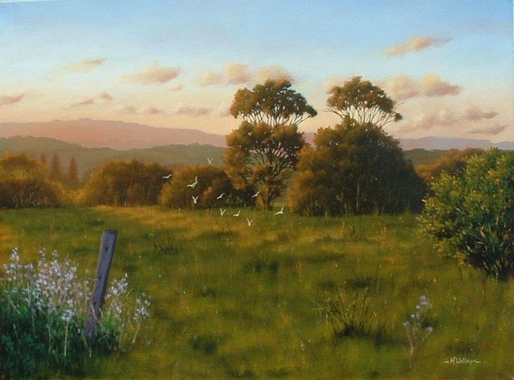 Create meme: painting by Vyacheslav Palachev, Landscape paintings, artist Sergey Kuritsyn landscapes