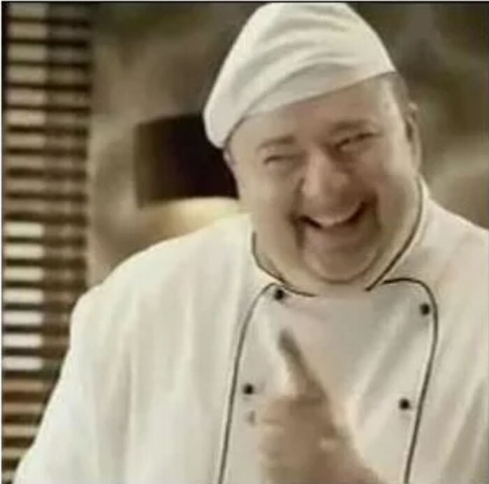 Create meme: meme chef , racist , meme chef racist 