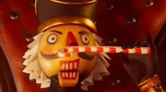 Create meme: the nutcracker sniffs a lollipop, The nutcracker sniffs a lollipop, The nutcracker sniffed