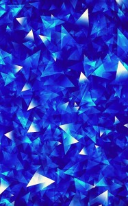 Создать мем: кристалл синий, синий фон треугольники, Blue Triangle